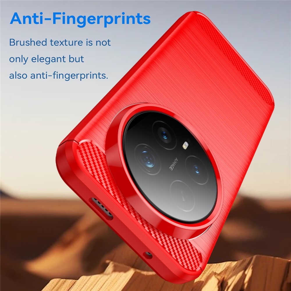 Szénálló zselés tok a Honor Magic 8 Pro 5G számára - piros