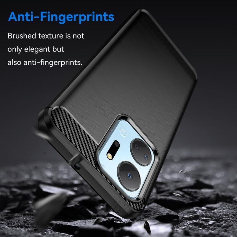 Szénálló zselés tok a Honor X7a készülékhez - fekete