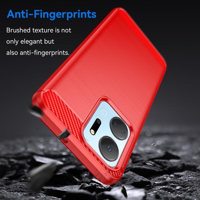 Szénálló zselés tok a Honor X7a készülékhez - piros