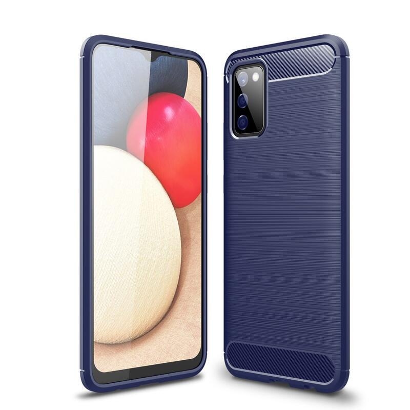 Szénálló gél tok Samsung Galaxy A02s (164.2x75.9x9.1mm) - kék
