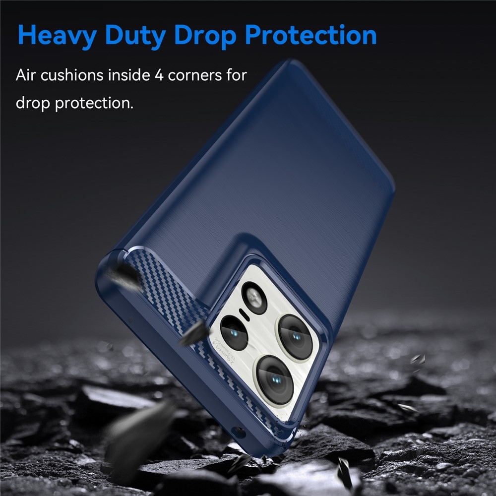 Szénálló zselés tok a Motorola Edge 50 Pro 5G készülékhez - kék