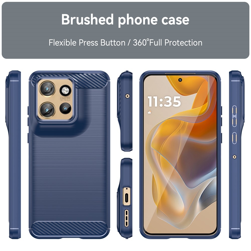 Szénálló zselés tok Motorola Edge 60 Neo 5G/50 Neo 5G készülékhez - kék