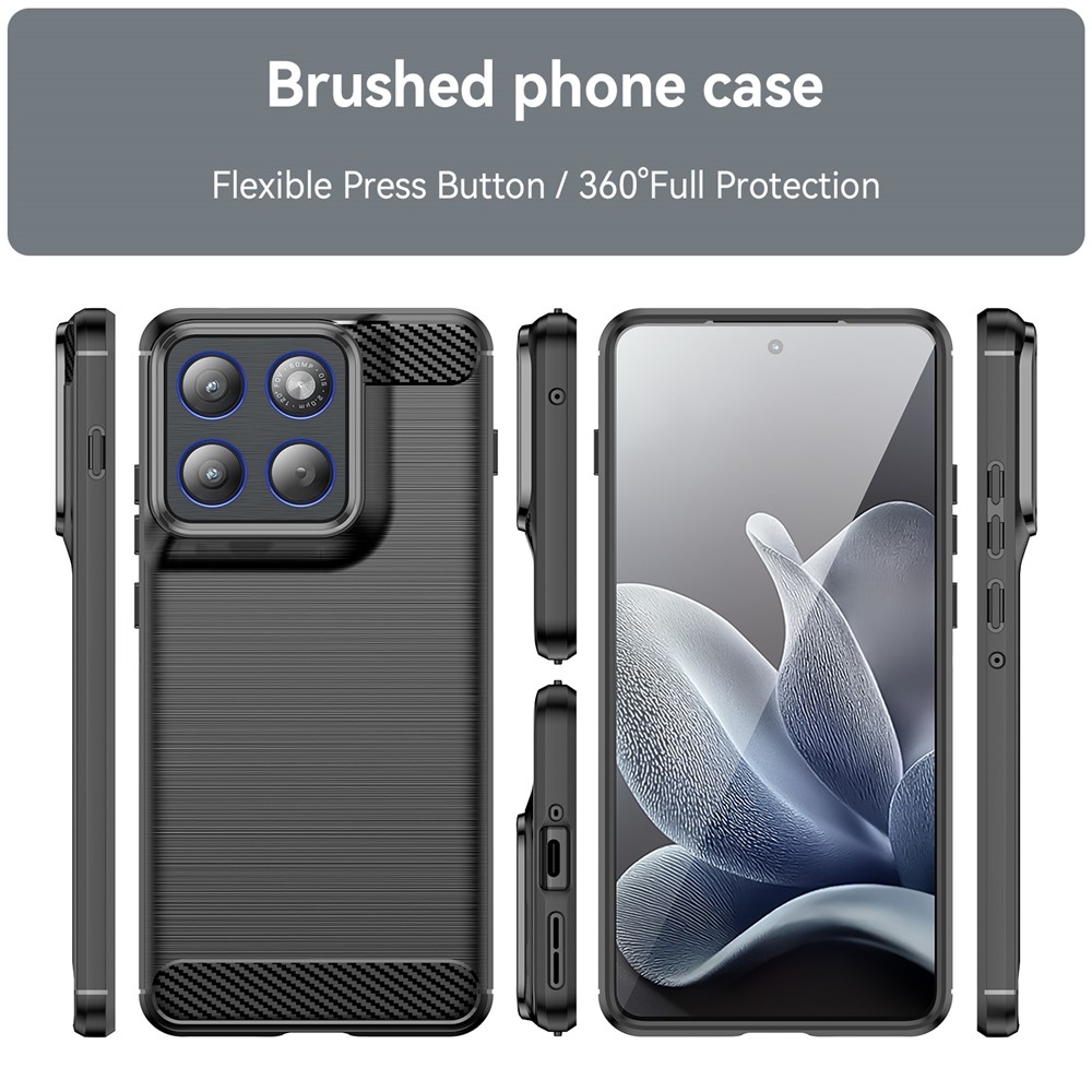 Szénálló zselés tok a Motorola Edge 70 5G készülékhez - fekete