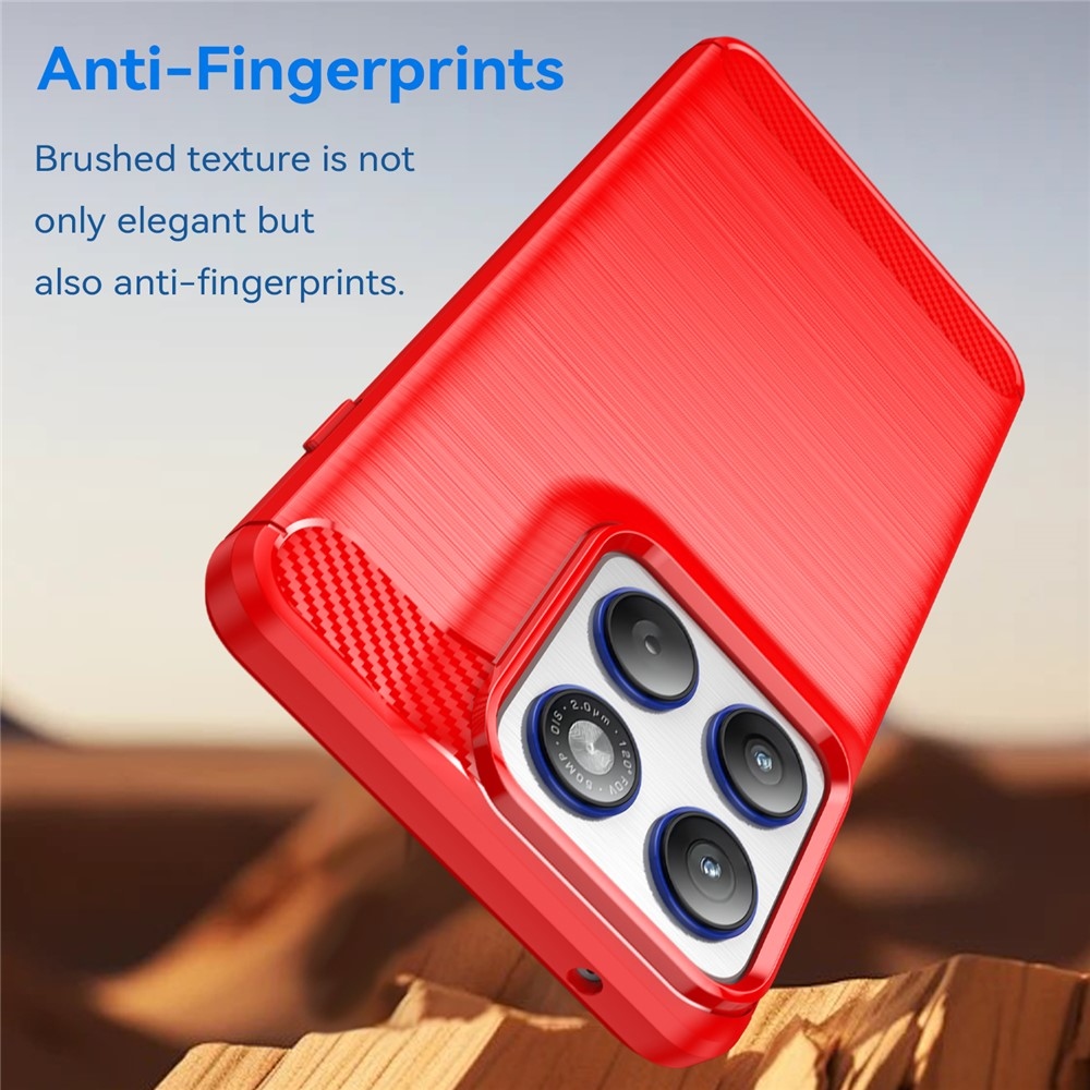 Szénálló zselés tok a Motorola Edge 70 5G készülékhez - piros