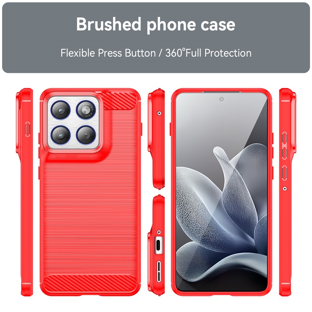 Szénálló zselés tok a Motorola Edge 70 5G készülékhez - piros