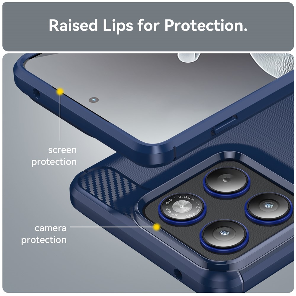 Szénálló zselés tok a Motorola Edge 70 5G készülékhez - kék