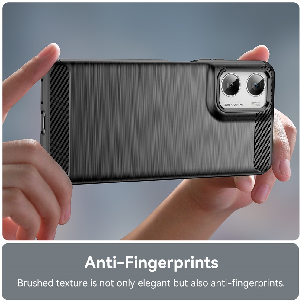 Szénálló zselés tok Motorola Moto G06/G06 Power készülékhez - fekete