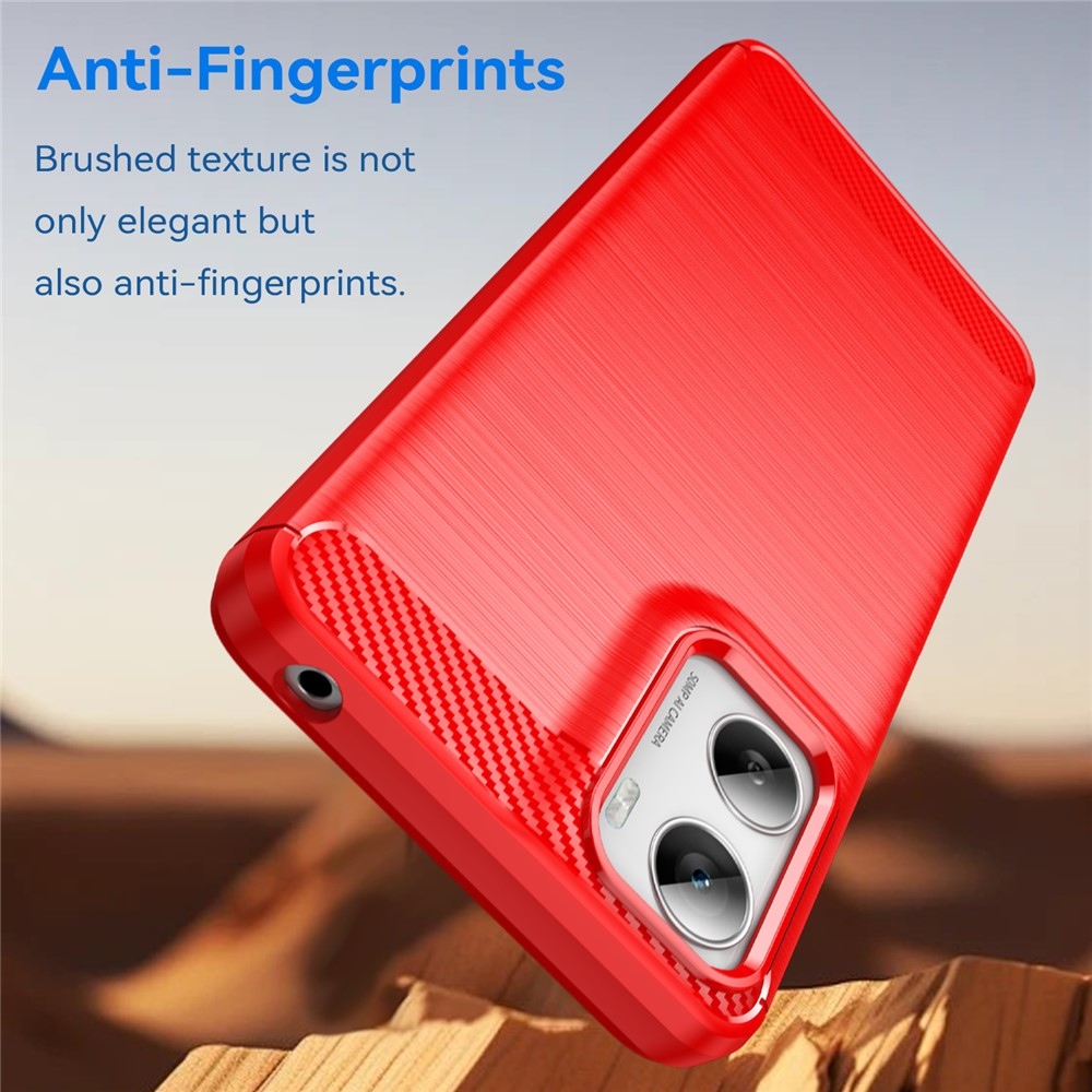 Szénálló zselés tok Motorola Moto G06/G06 Power készülékhez - piros