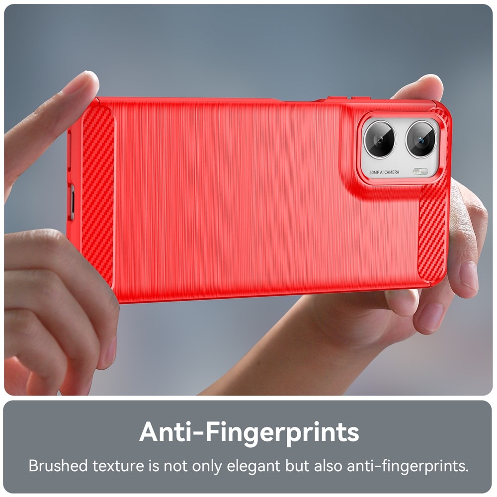 Szénálló zselés tok Motorola Moto G06/G06 Power készülékhez - piros