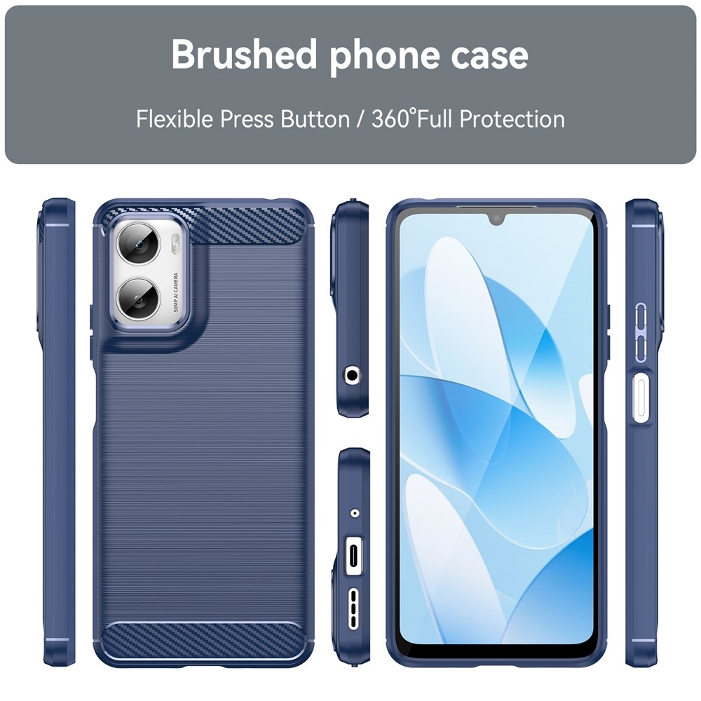 Szénálló zselés tok Motorola Moto G06/G06 Power készülékhez - kék