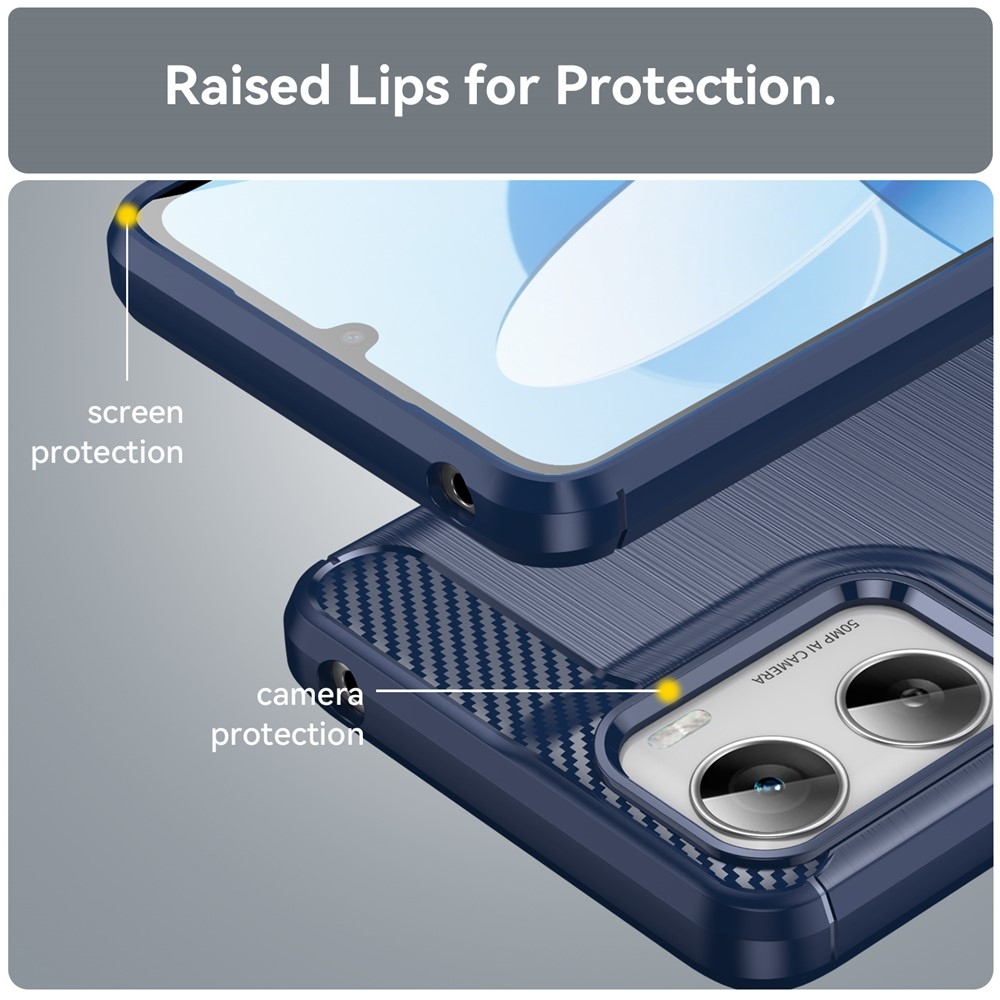 Szénálló zselés tok Motorola Moto G06/G06 Power készülékhez - kék