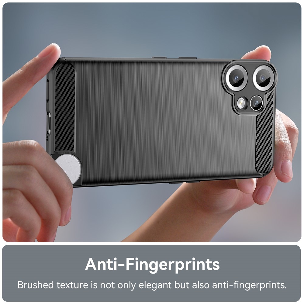 Szénálló zselés tok a Nothing CMF Phone 2 Pro készülékhez - fekete