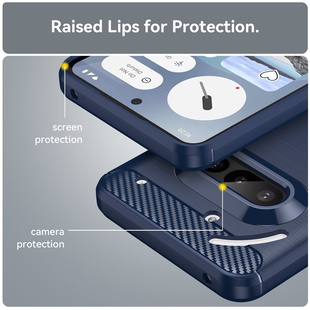 Szénálló zselés tok Nothing Phone (3a) készülékhez - kék