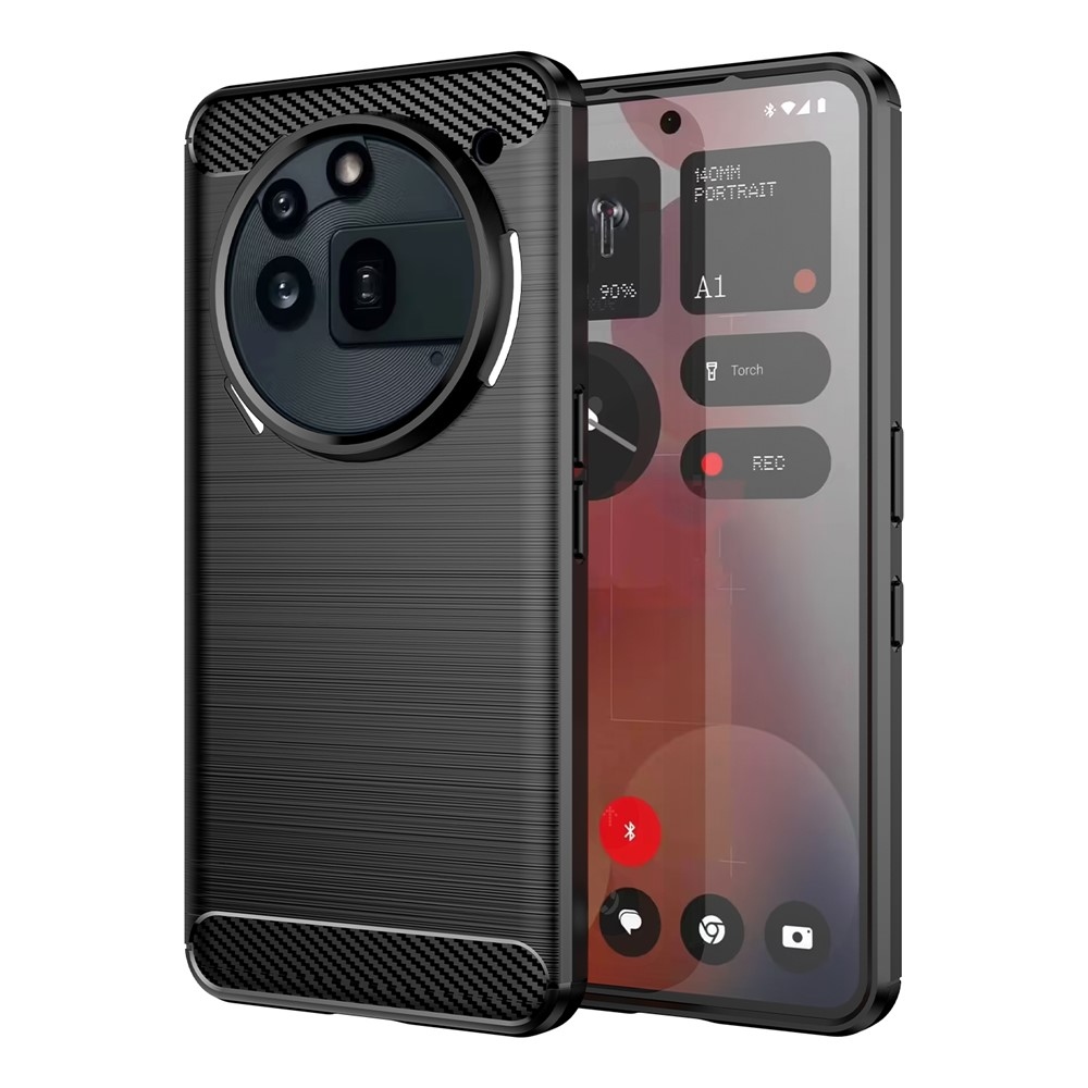 Szénálló zselés tok Nothing Phone (3a) Pro készülékhez - fekete
