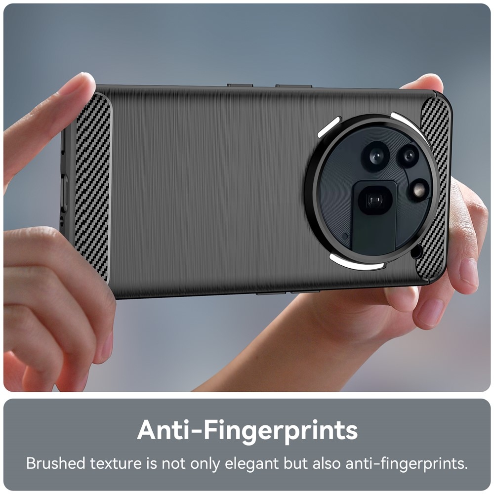Szénálló zselés tok Nothing Phone (3a) Pro készülékhez - fekete