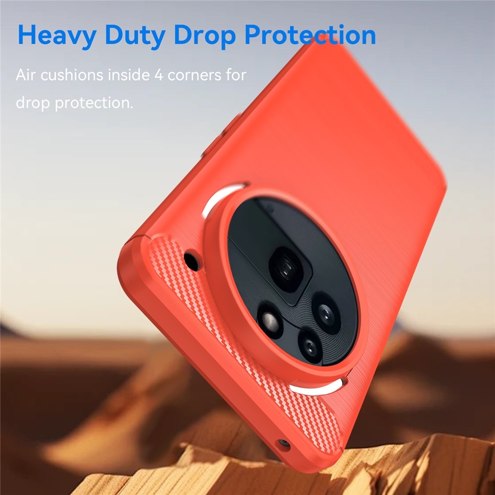 Szénálló zselés tok Nothing Phone (3a) Pro készülékhez - piros