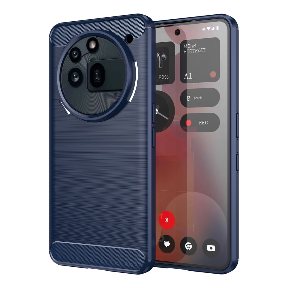 Szénálló zselés tok Nothing Phone (3a) Pro készülékhez - kék