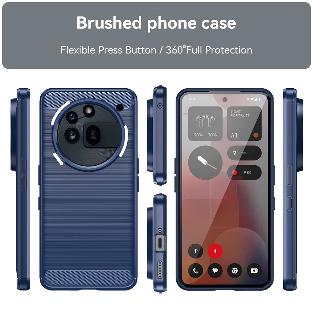 Szénálló zselés tok Nothing Phone (3a) Pro készülékhez - kék