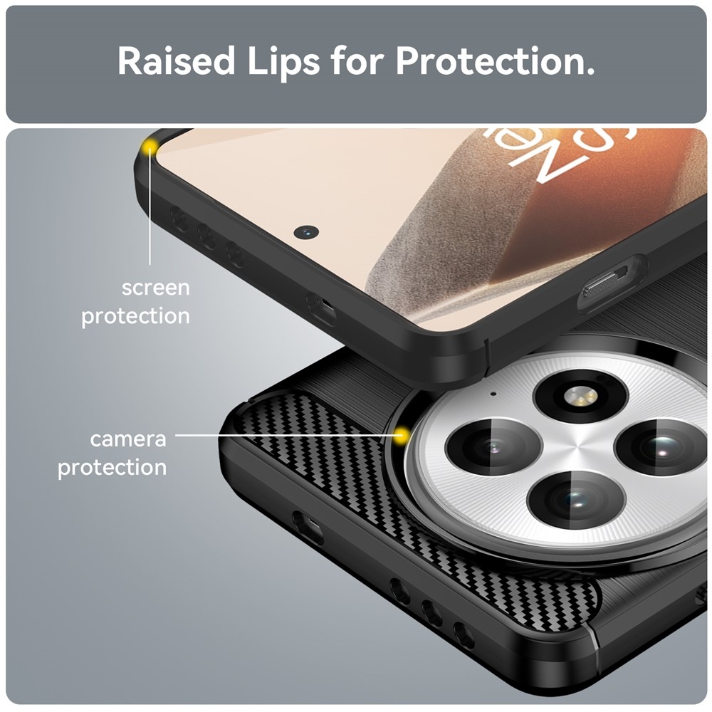 Szénálló zselés tok OnePlus 13-hoz - fekete