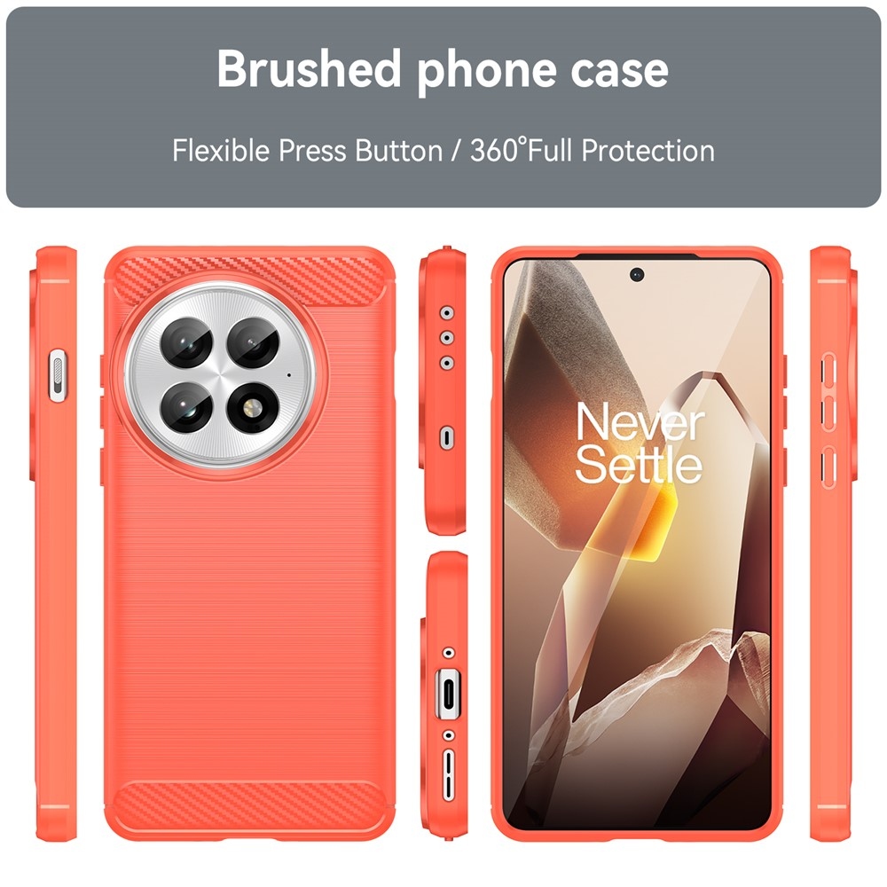 Szénálló zselés tok OnePlus 13-hoz - piros