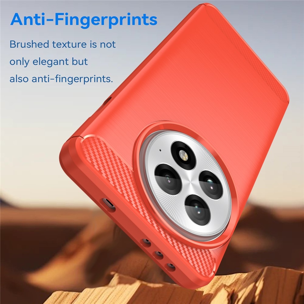 Szénálló zselés tok OnePlus 13-hoz - piros