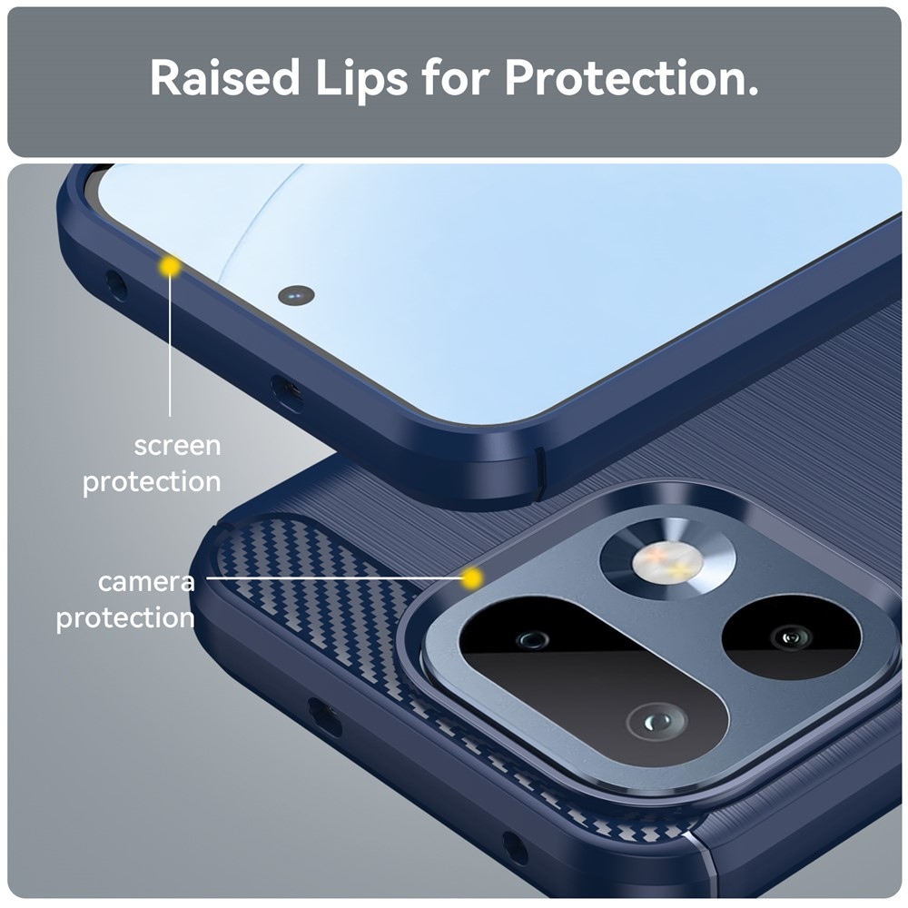 Szénálló zselés tok a Realme 16 Pro 5G készülékhez - kék