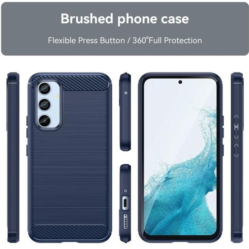 Szénálló zselés tok Samsung Galaxy A54 5G - kék