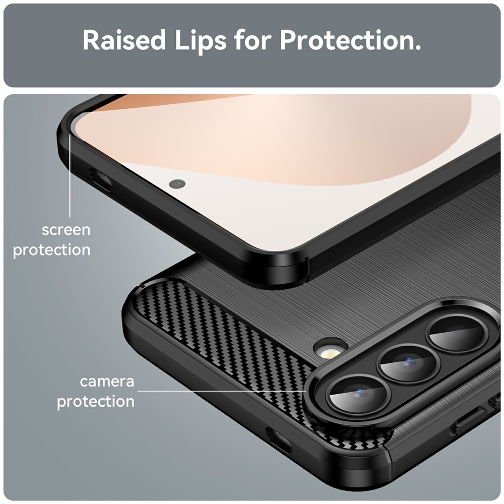 Szénálló zselés tok Samsung Galaxy A57 5G - fekete