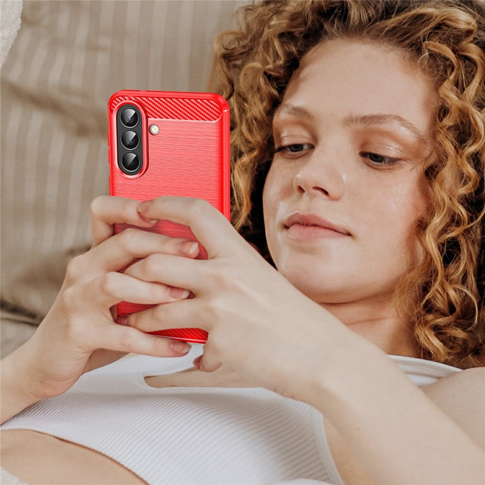 Szénálló zselés tok Samsung Galaxy A57 5G - piros