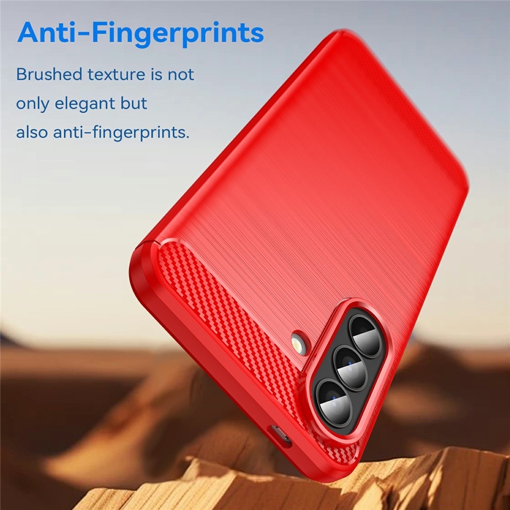 Szénálló zselés tok Samsung Galaxy A57 5G - piros