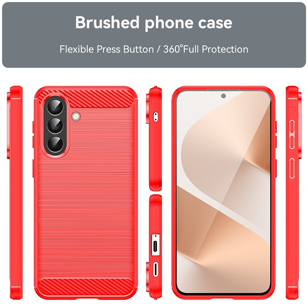 Szénálló zselés tok Samsung Galaxy A57 5G - piros