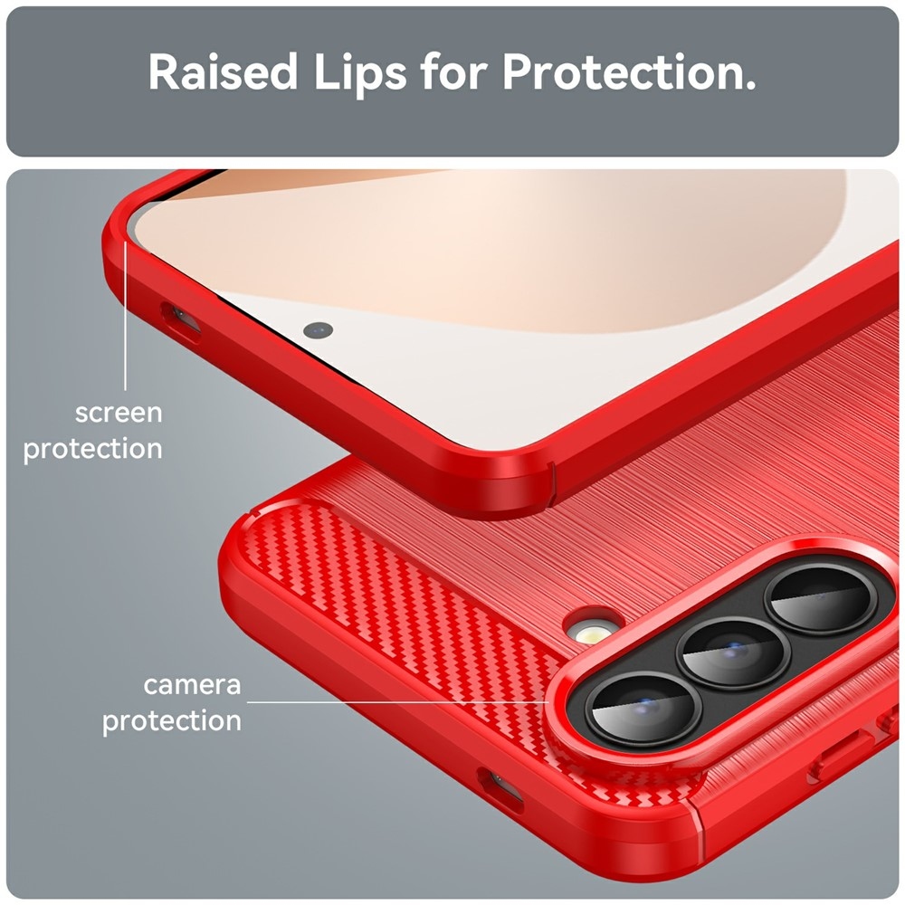 Szénálló zselés tok Samsung Galaxy A57 5G - piros