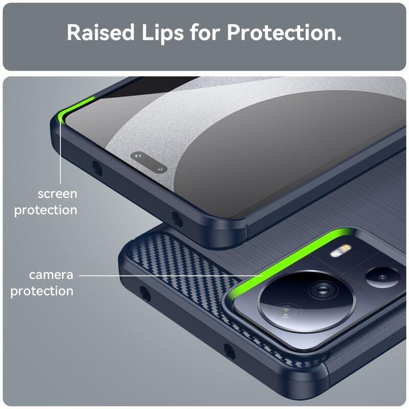 Szénálló zselés tok Xiaomi 13 Lite-hoz - kék