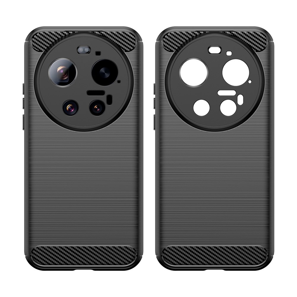 Szénálló zselés tok a Xiaomi 17 Ultra számára - fekete