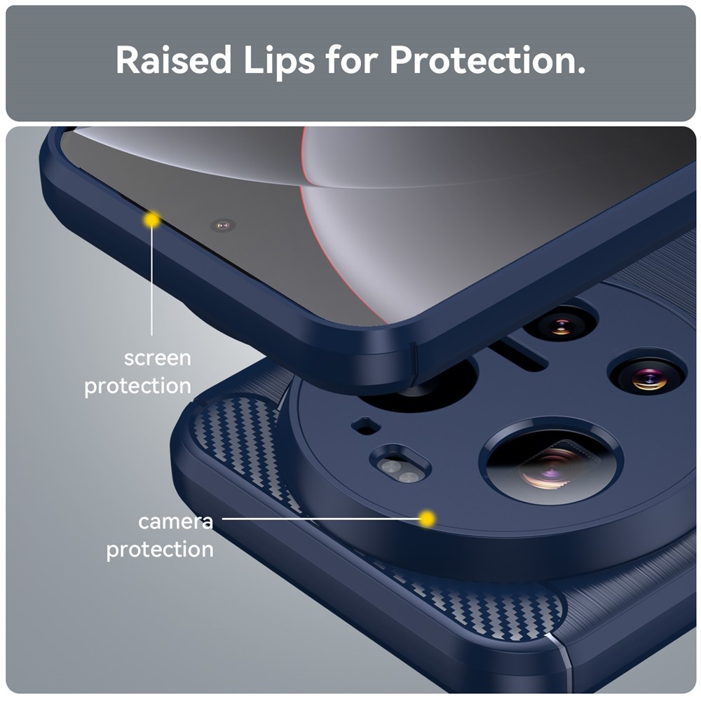 Szénálló zselés tok Xiaomi 17 Ultra - kék