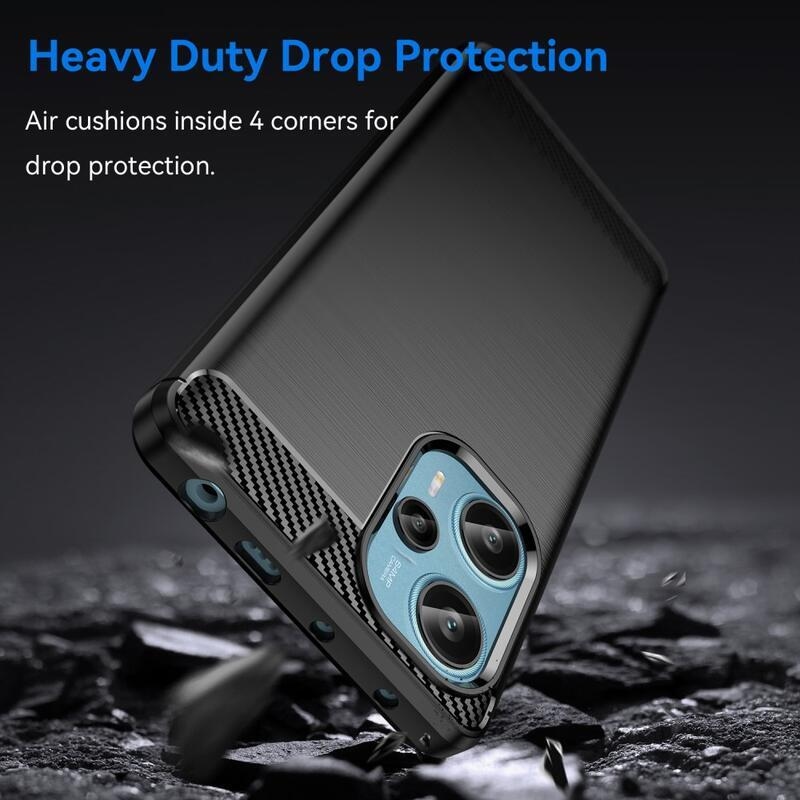 Szénálló zselés tok Xiaomi Poco F5 készülékhez - fekete