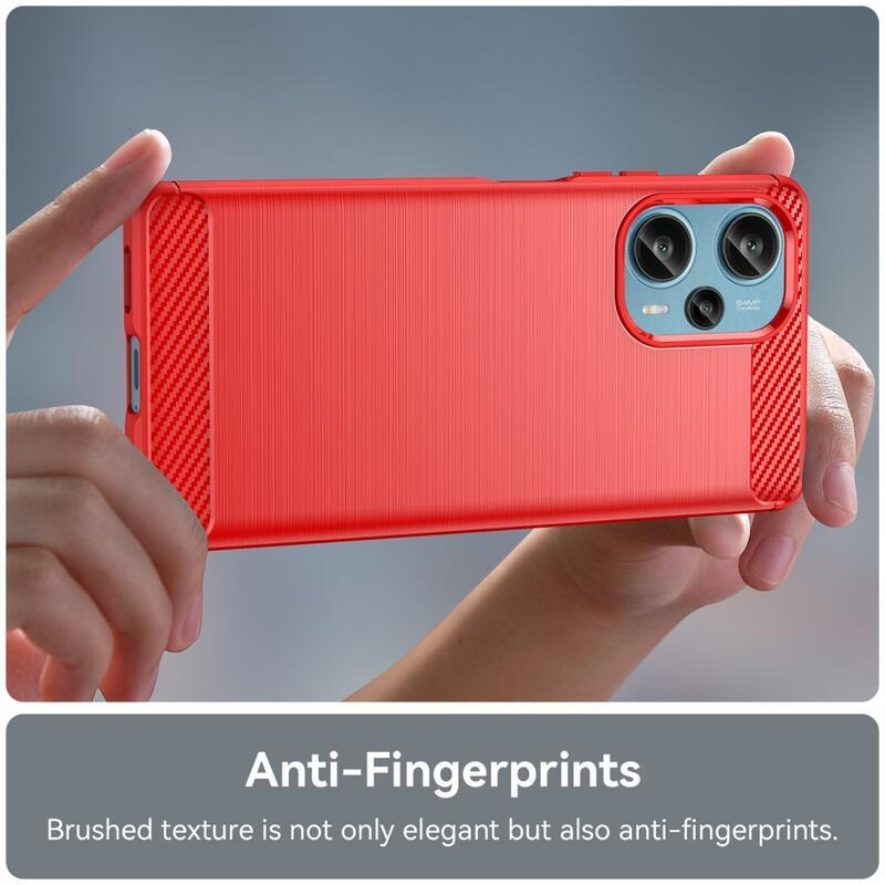 Szénálló zselés tok Xiaomi Poco F5-hez - piros