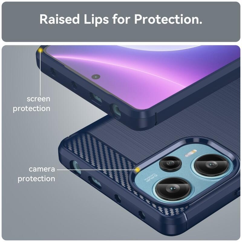 Szénálló zselés tok Xiaomi Poco F5 - kék