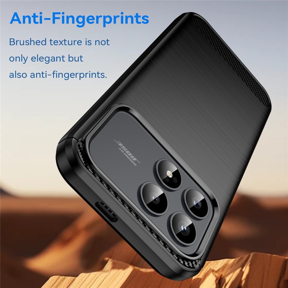 Szénálló gél tok a Xiaomi Poco F8 Pro 5G-hez - fekete