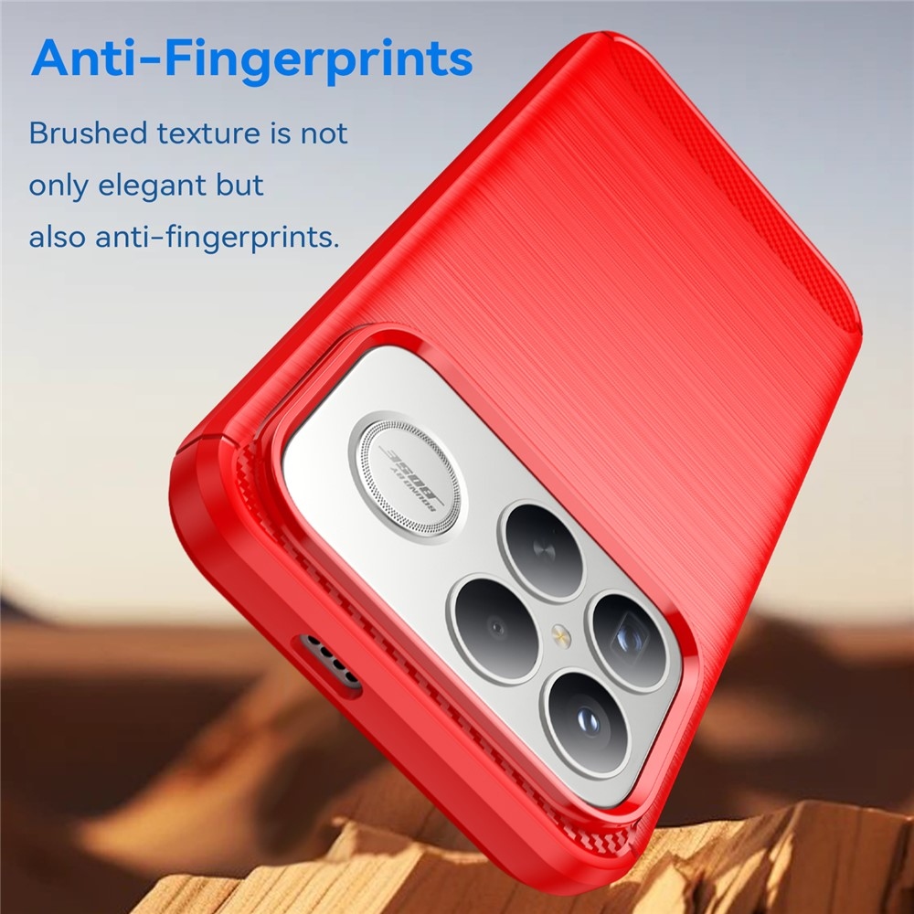 Szénálló zselés tok a Xiaomi Poco F8 Ultra 5G számára - piros