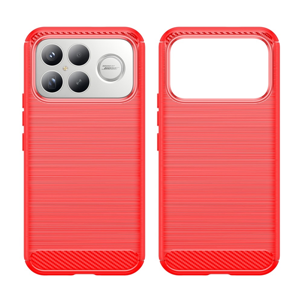 Szénálló zselés tok a Xiaomi Poco F8 Ultra 5G számára - piros