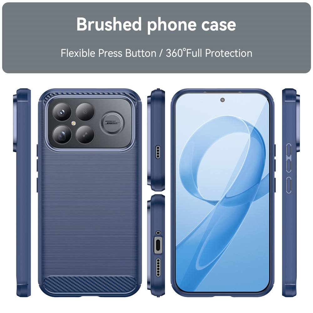 Szénálló zselés tok Xiaomi Poco F8 Ultra 5G - kék