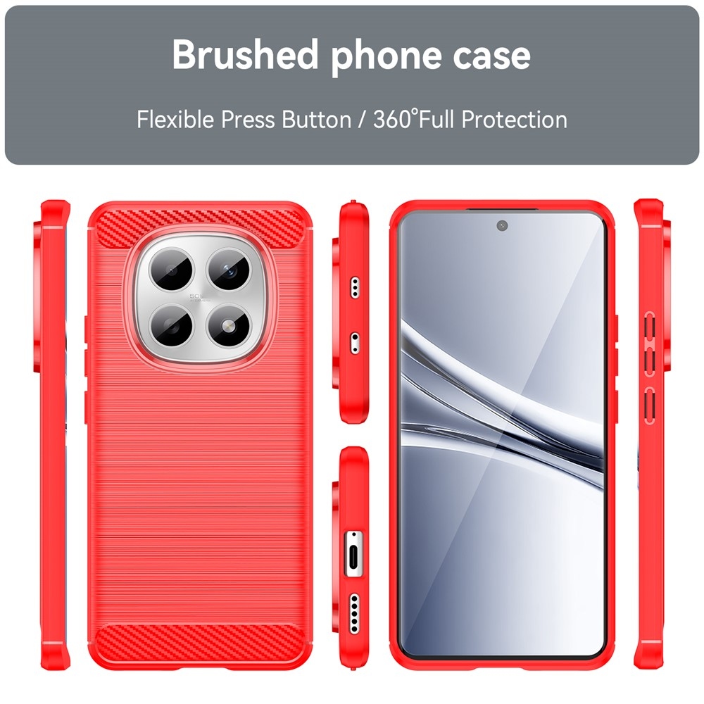 Szénálló zselés tok Xiaomi Poco M8 5G/Redmi Note 15 5G - piros