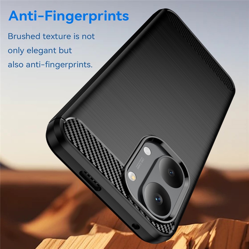 Szénálló zselés tok Xiaomi Poco X8 Pro Max 5G számára - fekete