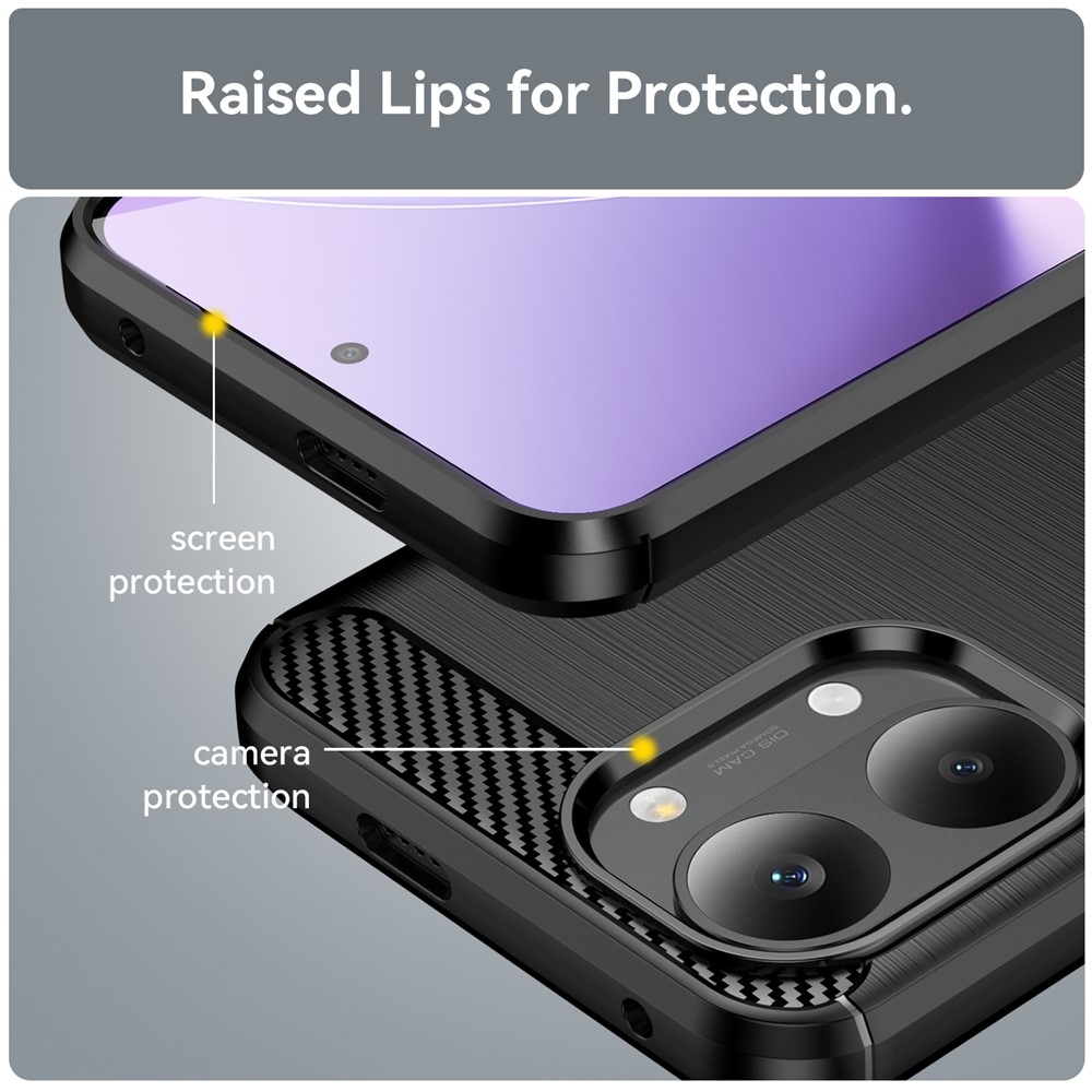 Szénálló zselés tok Xiaomi Poco X8 Pro Max 5G számára - fekete