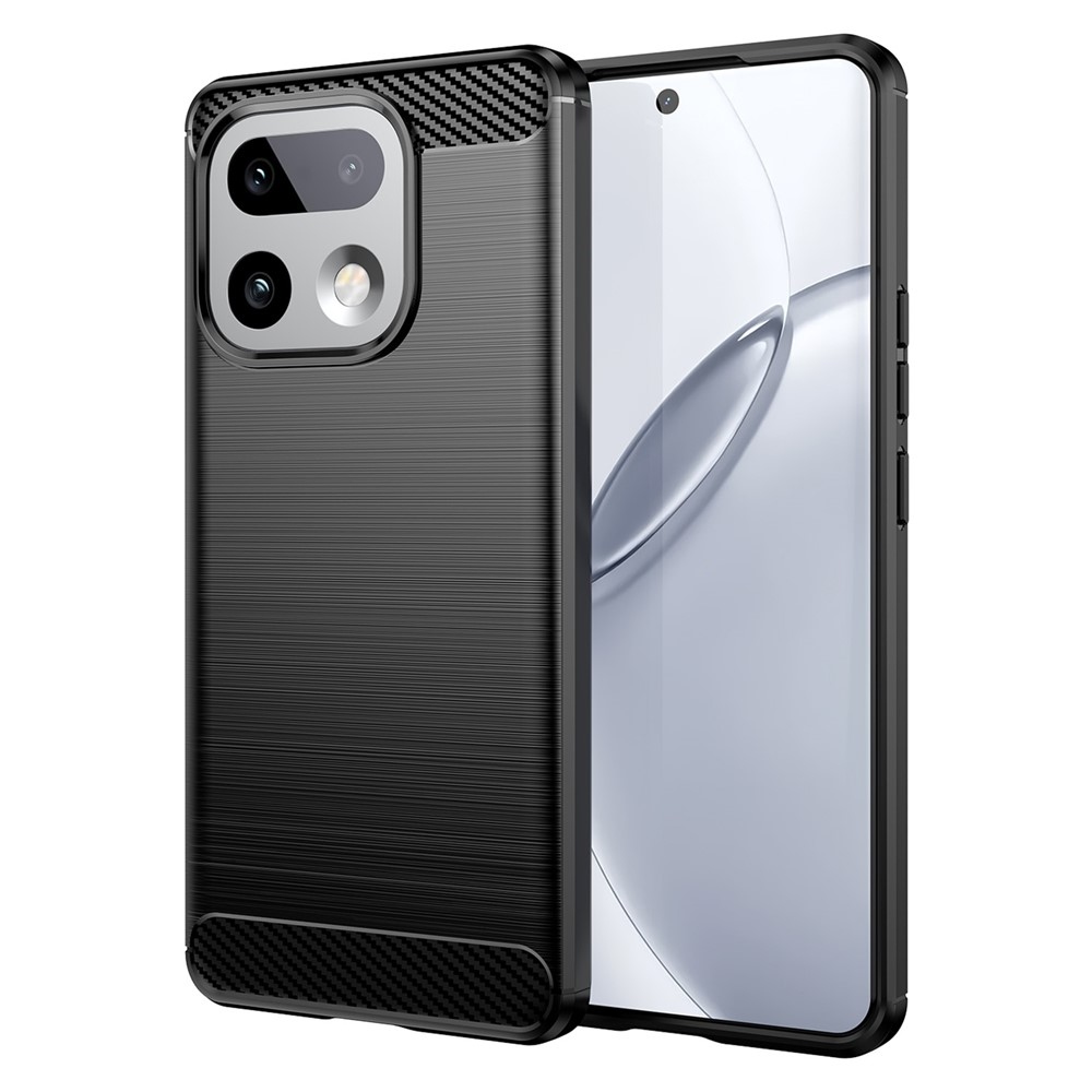 Szénálló gél tok a Xiaomi Realme 16 Pro+ 5G számára - fekete