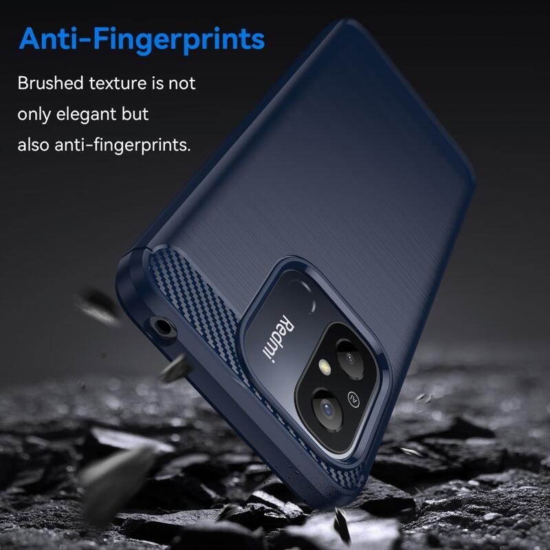 Szénálló zselés tok Xiaomi Redmi 12C-hez - kék