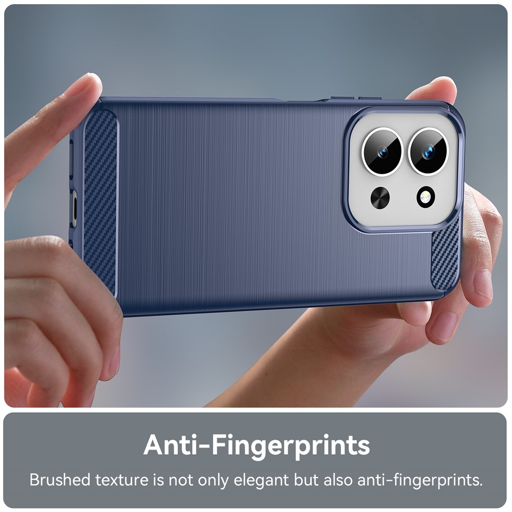 Szénálló zselés tok Xiaomi Redmi 15C 4G (171mm)/Poco C85 4G (171mm) - kék