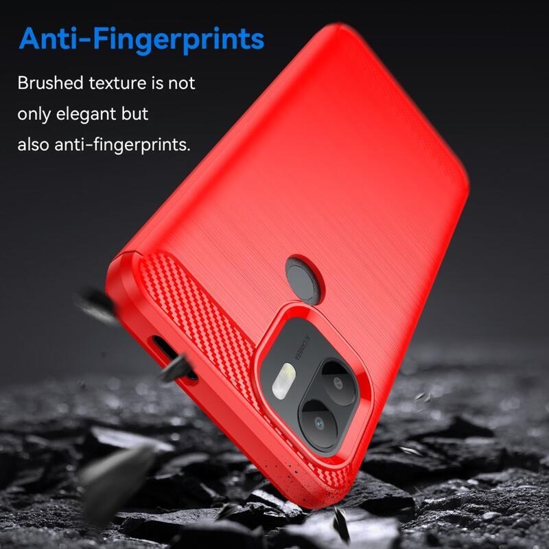 Szénálló zselés tok Xiaomi Redmi A1+/A2+ - piros