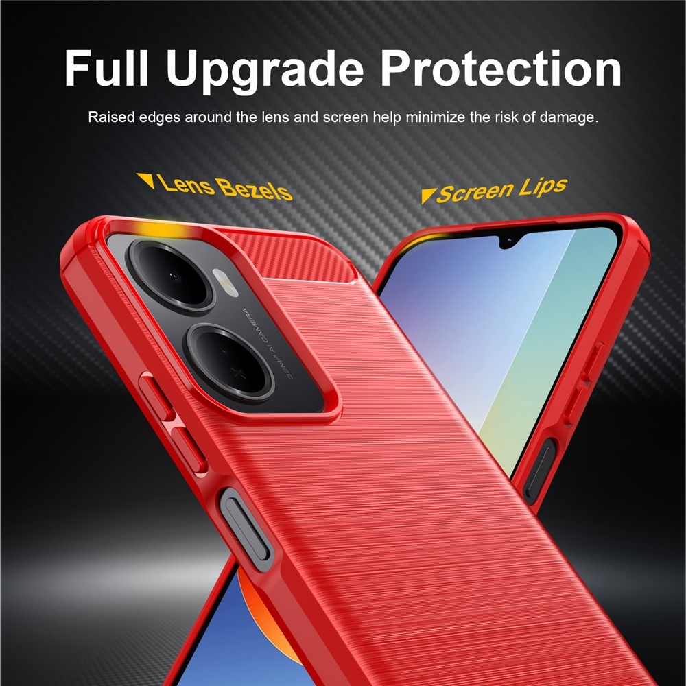 Szénálló zselés tok Xiaomi Redmi A7 Pro - piros